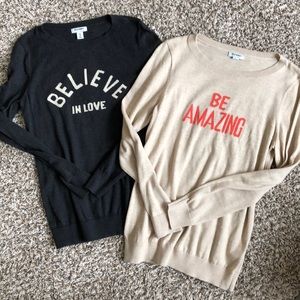 Bundle of 2 old navy sweaters